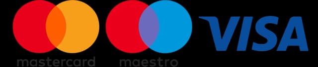 Načini plačila: Mastercard, Maestro, Visa, Stripe